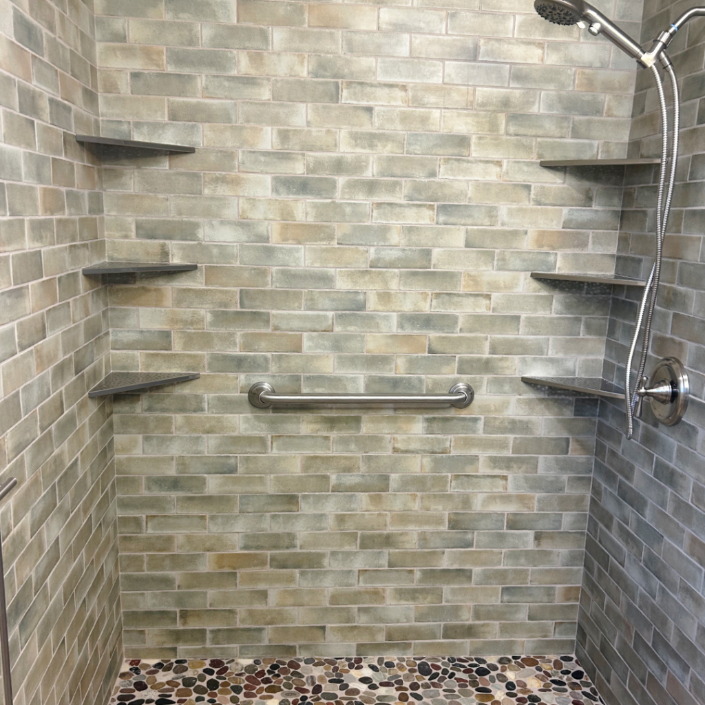 Best-Fit Bath Stone Brick Custom Shower